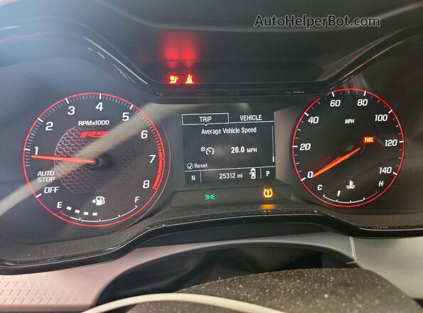 KL77LGE26RC121455 2024 CHEVROLET TRAX Black Սարքավորումների վահանակի տեսք