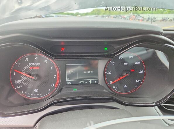 KL77LGE27RC116491 2024 CHEVROLET TRAX Black Widok zestawu wskaźników