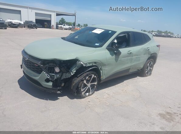 KL77LGE28RC133641 2024 CHEVROLET TRAX Green Przód lewy