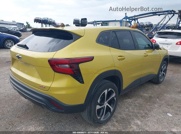 KL77LGE29RC103256 2024 CHEVROLET TRAX Yellow Tył prawy