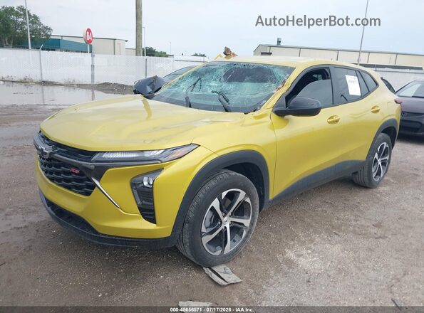 KL77LGE29RC103256 2024 CHEVROLET TRAX Yellow Przód lewy