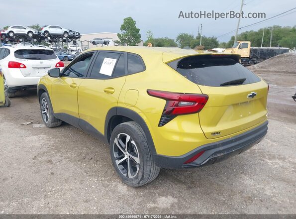 KL77LGE29RC103256 2024 CHEVROLET TRAX Yellow Tył lewy