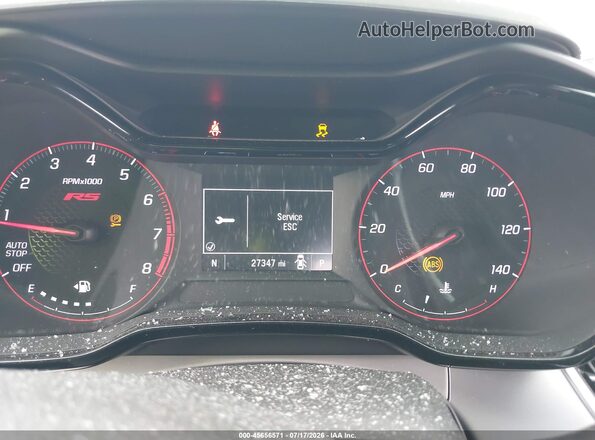 KL77LGE29RC103256 2024 CHEVROLET TRAX Yellow Widok tylnych siedzeń