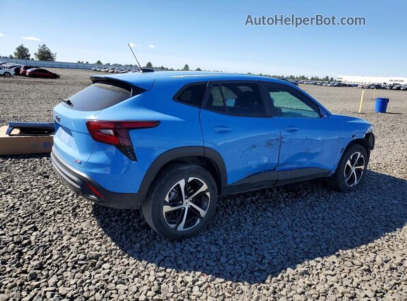 KL77LGE2XRC172294 2024 CHEVROLET TRAX Blue Trasero derecho