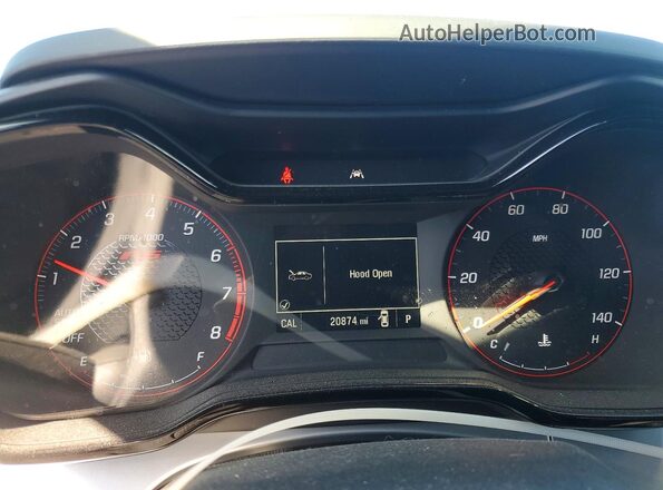 KL77LGE2XRC172294 2024 CHEVROLET TRAX Blue Vista del cuadro de instrumentos