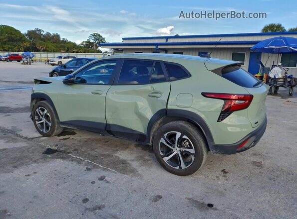 KL77LGE2XRC221557 2024 CHEVROLET TRAX Green Հետևի ձախ