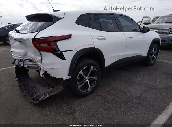 KL77LGE2XRC235359 2024 CHEVROLET TRAX White Rear right