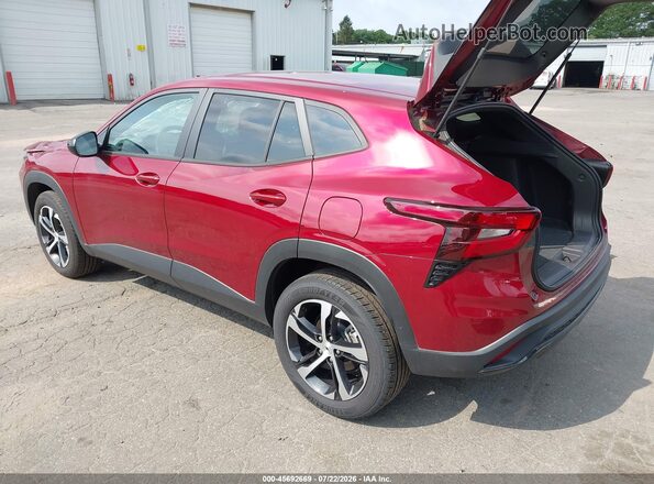 KL77LGEP0SC127155 2025 CHEVROLET TRAX Красный Задняя левая четверть