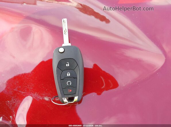 KL77LGEP0SC127155 2025 CHEVROLET TRAX Красный Вид панели приборов
