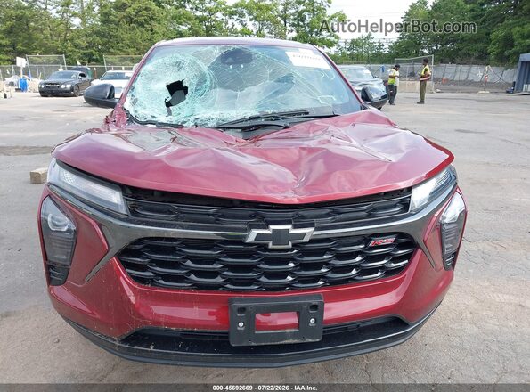 KL77LGEP0SC127155 2025 CHEVROLET TRAX Красный Вид щитка приборов