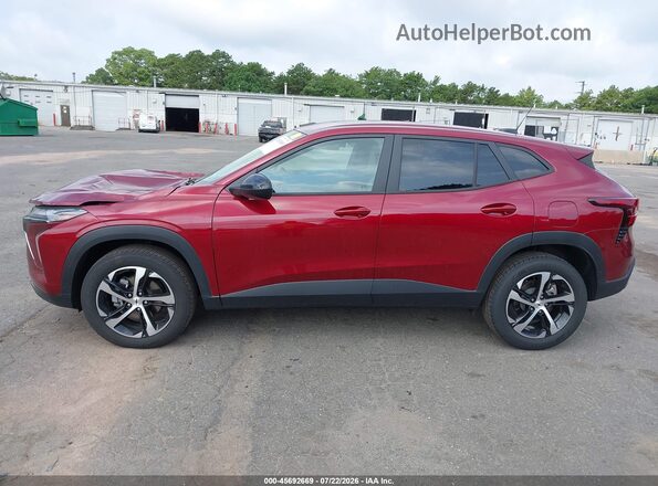 KL77LGEP0SC127155 2025 CHEVROLET TRAX Красный Панорамный вид салона 360°