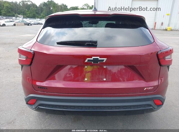 KL77LGEP0SC127155 2025 CHEVROLET TRAX Красный 