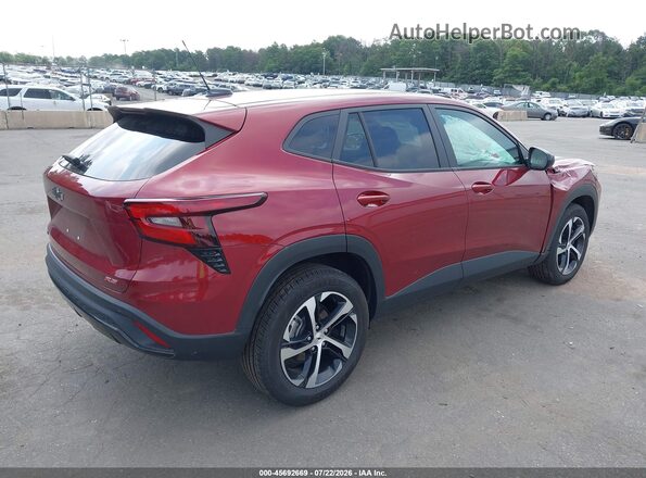 KL77LGEP0SC127155 2025 CHEVROLET TRAX Красный Задняя правая четверть
