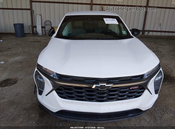 KL77LGEP1SC004383 2025 CHEVROLET TRAX White Вид щитка приладів