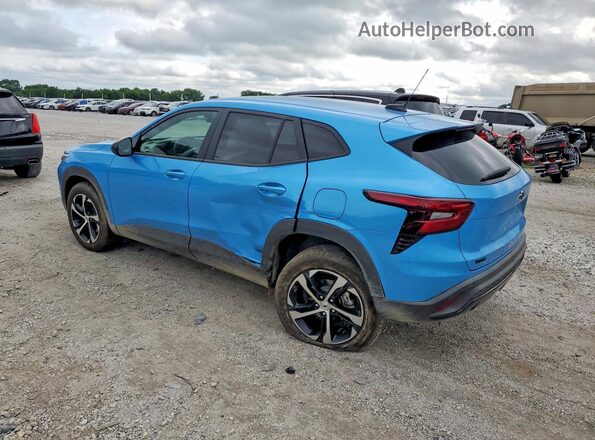 KL77LGEP1SC323590 2025 CHEVROLET TRAX Blue Rear left