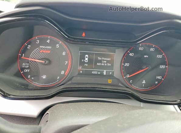 KL77LGEP1SC323590 2025 CHEVROLET TRAX Blue Instrument cluster view
