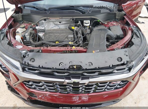 KL77LGEP2SC165387 2025 CHEVROLET TRAX Red Rear view