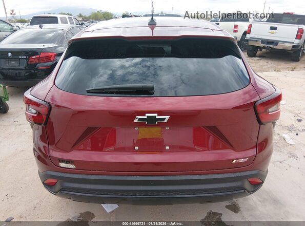 KL77LGEP2SC165387 2025 CHEVROLET TRAX Red 
