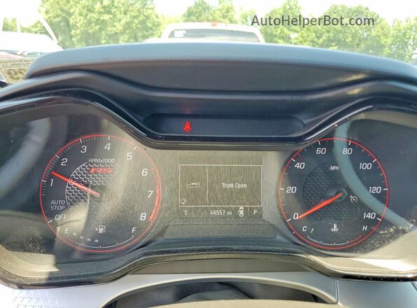 KL77LGEP3SC050393 2025 CHEVROLET TRAX Black Вид щитка приладів
