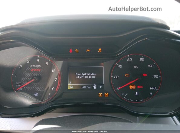 KL77LGEP3SC312039 2025 CHEVROLET TRAX White Հետևի նստատեղերի տեսք