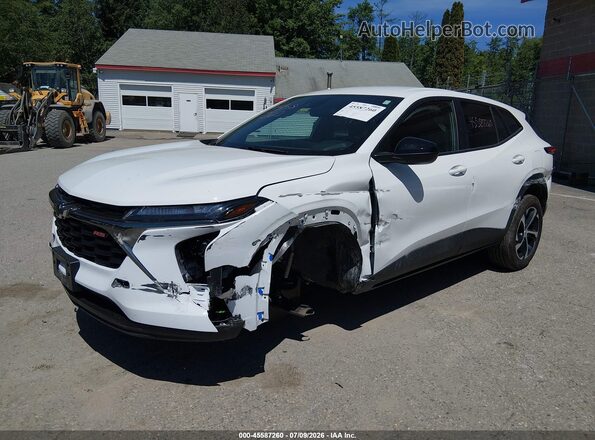 KL77LGEP3SC312039 2025 CHEVROLET TRAX White Դիմացի տեսք