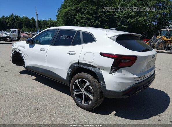KL77LGEP3SC312039 2025 CHEVROLET TRAX White Հետևի ձախ