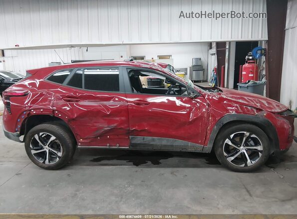 KL77LGEP3TC046331 2026 CHEVROLET TRAX Red სალონის 360-გრადუსიანი ხედი