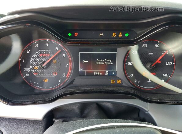 KL77LGEP7SC054785 2025 CHEVROLET TRAX Silver Widok zestawu wskaźników