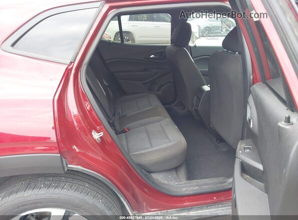 KL77LGEP7SC057539 2025 CHEVROLET TRAX Red VIN կոդի պիտակի տեսք