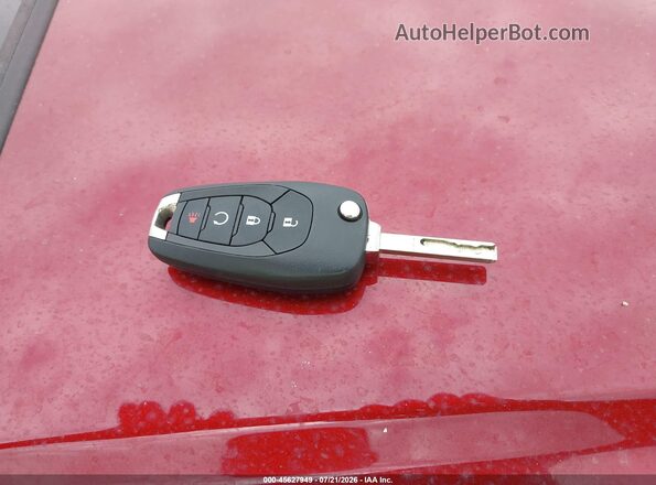 KL77LGEP7SC057539 2025 CHEVROLET TRAX Red Առջևի վահանակի տեսք