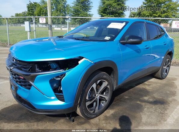 KL77LGEPXSC112985 2025 CHEVROLET TRAX Blue Przód lewy