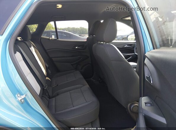 KL77LGEPXSC112985 2025 CHEVROLET TRAX Blue Widok naklejki z numerem VIN