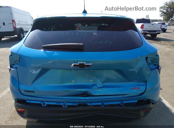 KL77LGEPXSC112985 2025 CHEVROLET TRAX Blue 