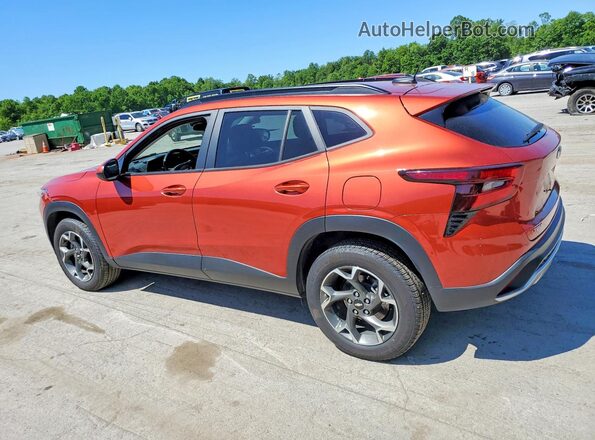 KL77LHE20RC058715 2024 CHEVROLET TRAX Red Rear left