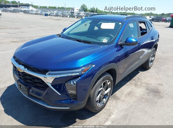 KL77LHE20RC225106 2024 CHEVROLET TRAX Blue Առջևի ձախ երեք քառորդ տեսարան