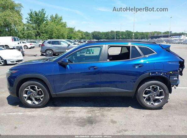 KL77LHE20RC225106 2024 CHEVROLET TRAX Blue Սալոնի 360 աստիճան տեսք