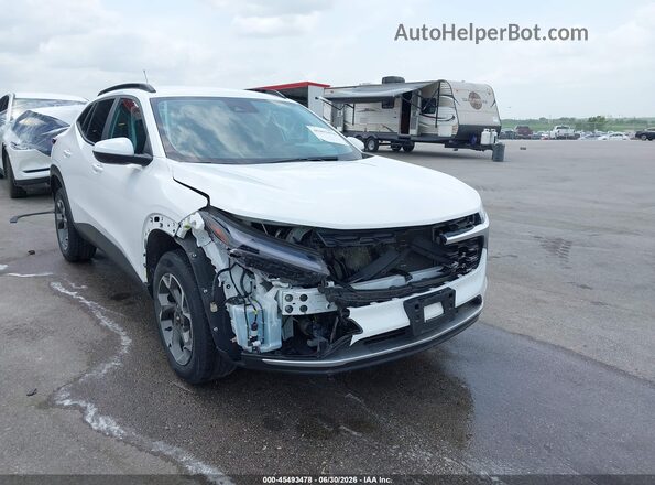 KL77LHE21RC028672 2024 CHEVROLET TRAX White წინა ხედი