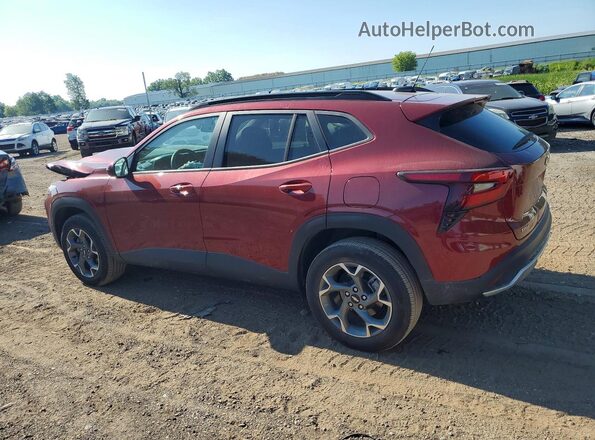 KL77LHE21RC118436 2024 CHEVROLET TRAX Red Հետևի ձախ