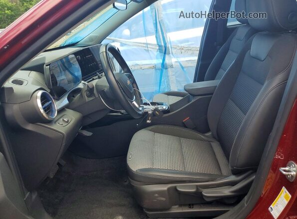KL77LHE24RC065179 2024 CHEVROLET TRAX Red Вид салону спереду
