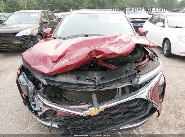KL77LHE25RC053395 2024 CHEVROLET TRAX Красный Вид задней части салона