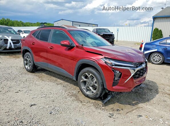KL77LHE25RC159720 2024 CHEVROLET TRAX Красный Передняя правая четверть