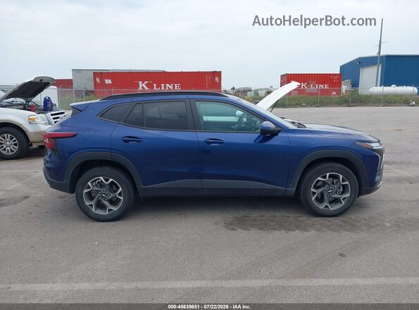 KL77LHE26RC036377 2024 CHEVROLET TRAX Blue Вид задньої частини салону