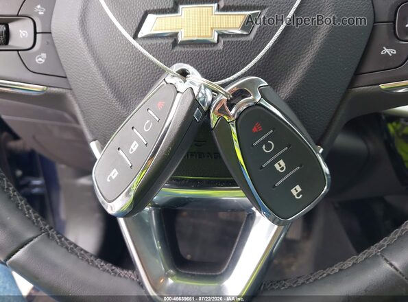 KL77LHE26RC036377 2024 CHEVROLET TRAX Blue Вид панелі приладів