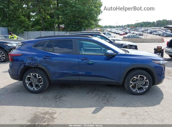 KL77LHE26RC040980 2024 CHEVROLET TRAX Blue Вид задньої частини салону