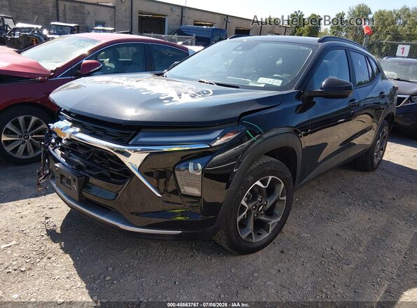KL77LHE27RC056833 2024 CHEVROLET TRAX Black Առջևի ձախ երեք քառորդ տեսարան
