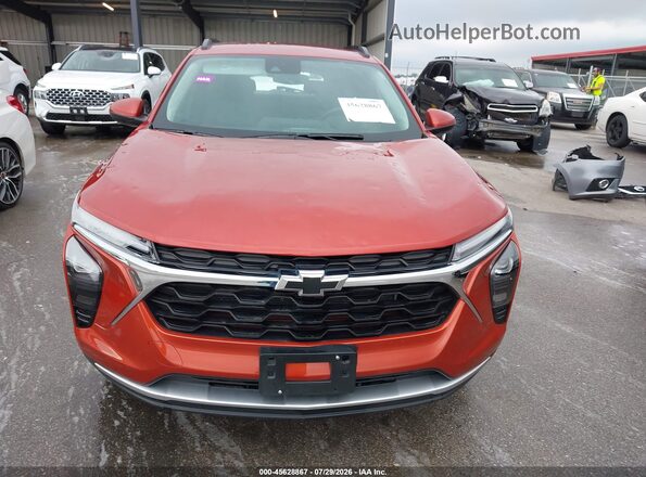 KL77LHE29RC216372 2024 CHEVROLET TRAX Orange Widok zestawu wskaźników