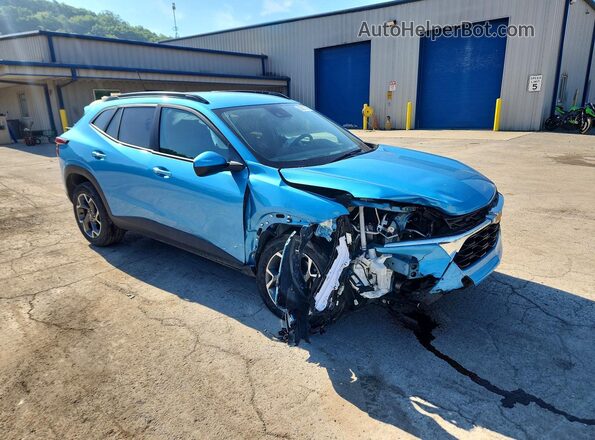 KL77LHEP0SC024615 2025 CHEVROLET TRAX Blue წინა მარჯვენა