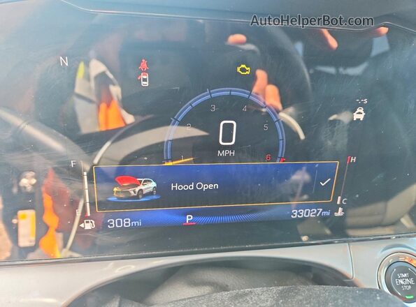 KL77LHEP0SC041429 2025 CHEVROLET TRAX Черный Вид щитка приборов