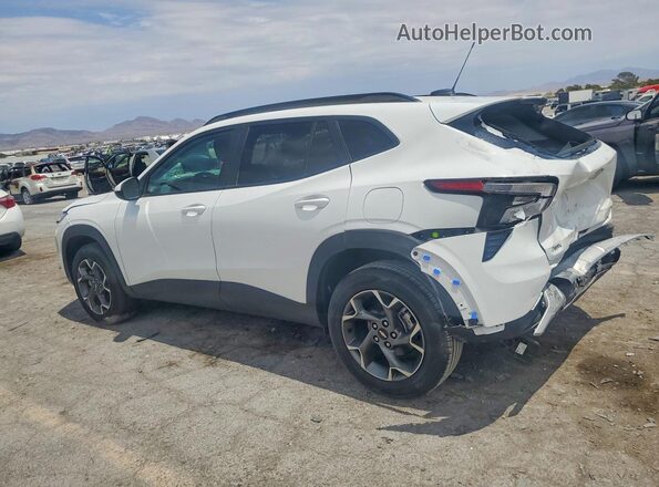 KL77LHEP1SC038376 2025 CHEVROLET TRAX White Задня ліва чверть
