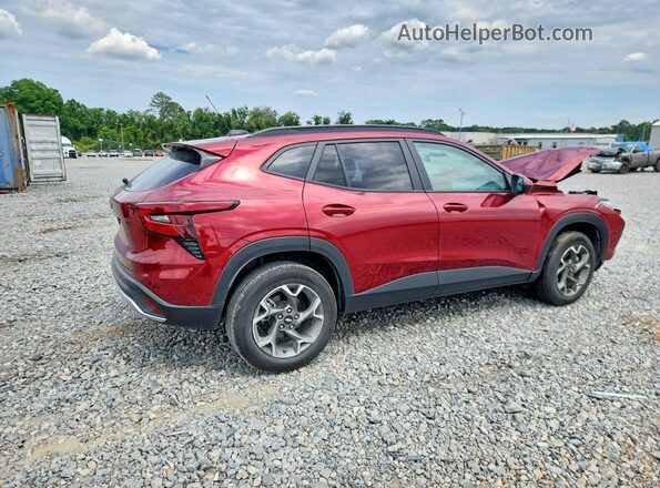 KL77LHEP1SC186883 2025 CHEVROLET TRAX Maroon უკანა მარჯვენა
